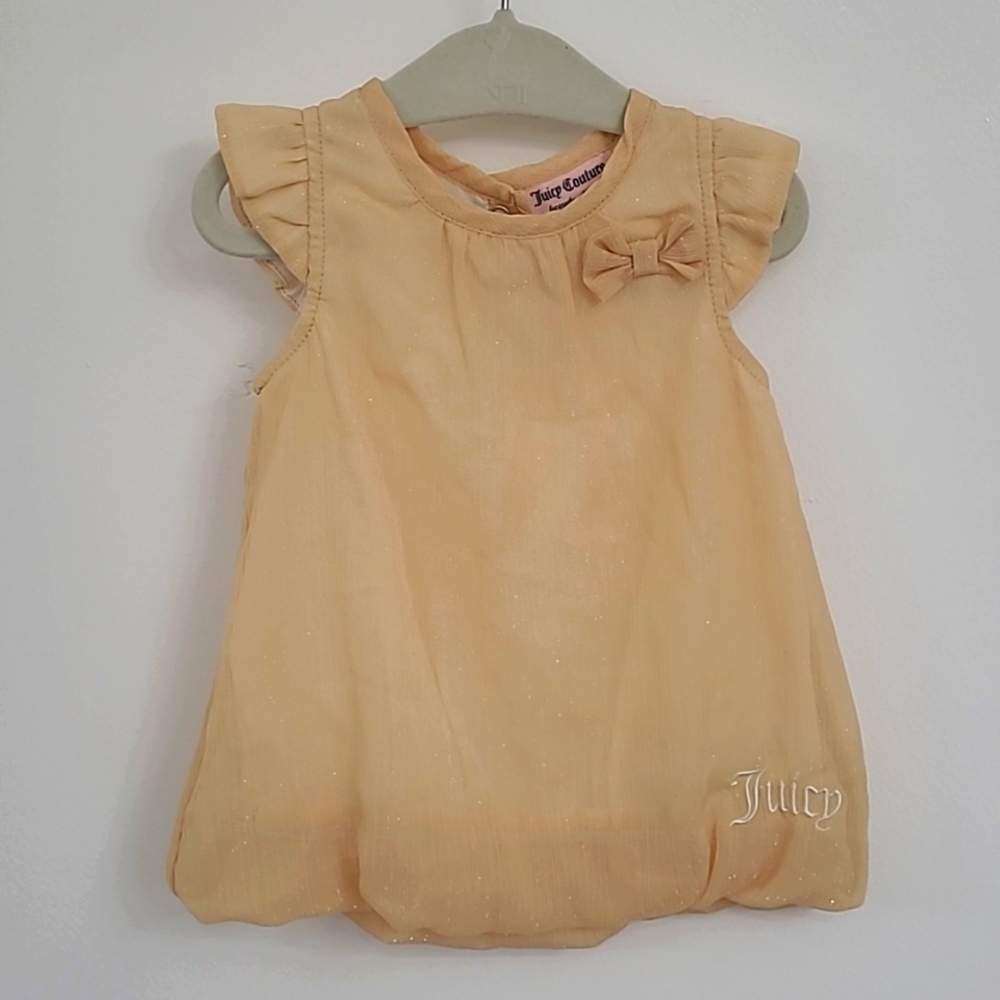Gold-ish Juicy Couture baby top